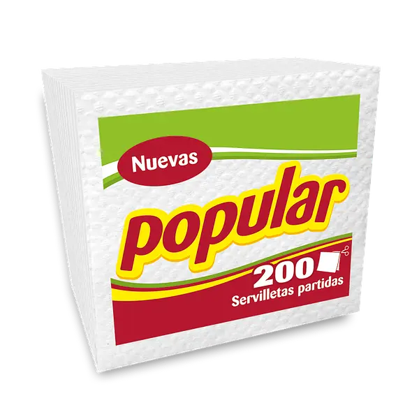 Servilleta Partida x200 Popular