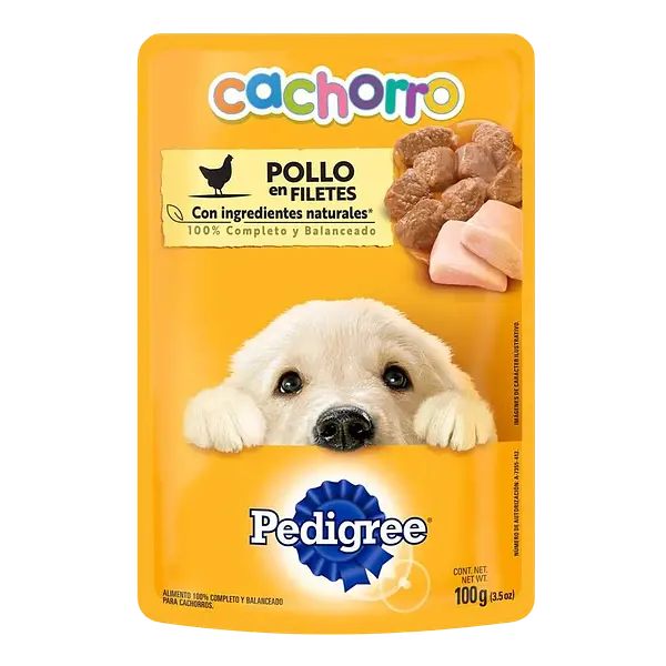 Alimento Humedo Pouch Pollo (Cachorro) Pedigree 
