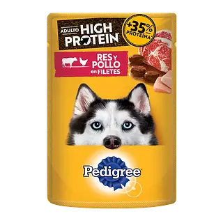 Alimento Humedo Pouch Pollo/Res (Adulto) Pedigree 