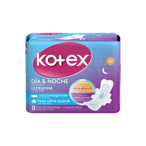 Toallas Dia&Noche Kotex