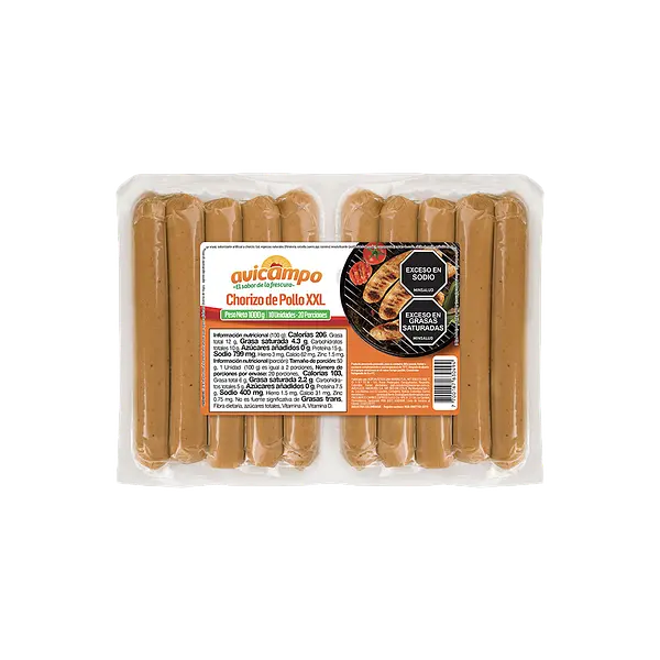 Chorizo de Pollo Avicampo 