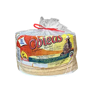 Obleas Grande Mitad Venado