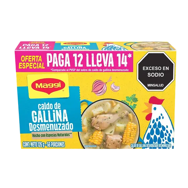 Caldo De Gallina Desmenuzado Maggi