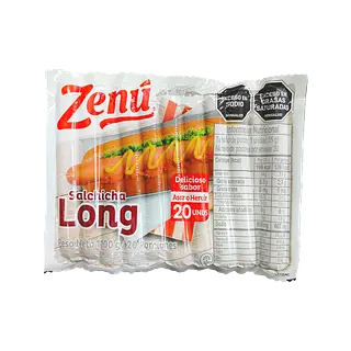 Salchicha Institucional Long Zenu