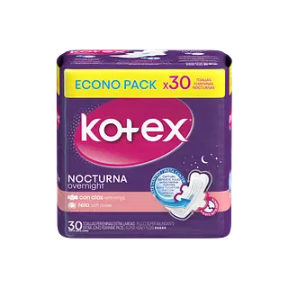 Toallas Nocturnas Kotex
