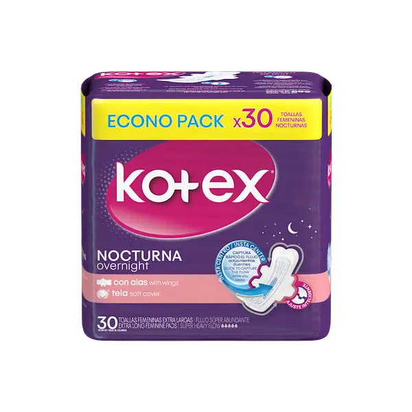 Toallas Nocturnas Kotex