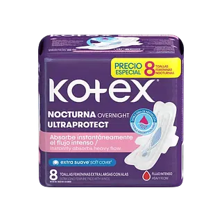 Toallas Higienicas Nocturna Kotex