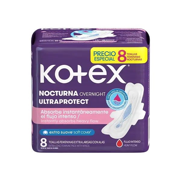 Toallas Higienicas Nocturna Kotex