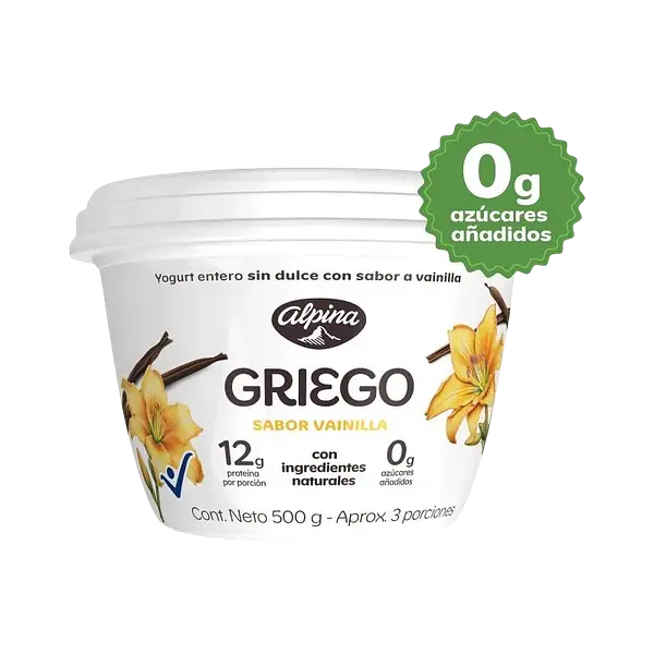 Yogurt Griego Vainilla Alpina