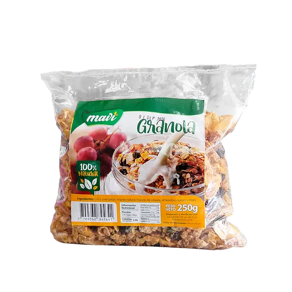 Cereal En Bolsa Granola Mavi