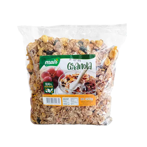 Cereal En Bolsa Granola Mavi