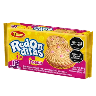 Galleta Fresa Redonditas