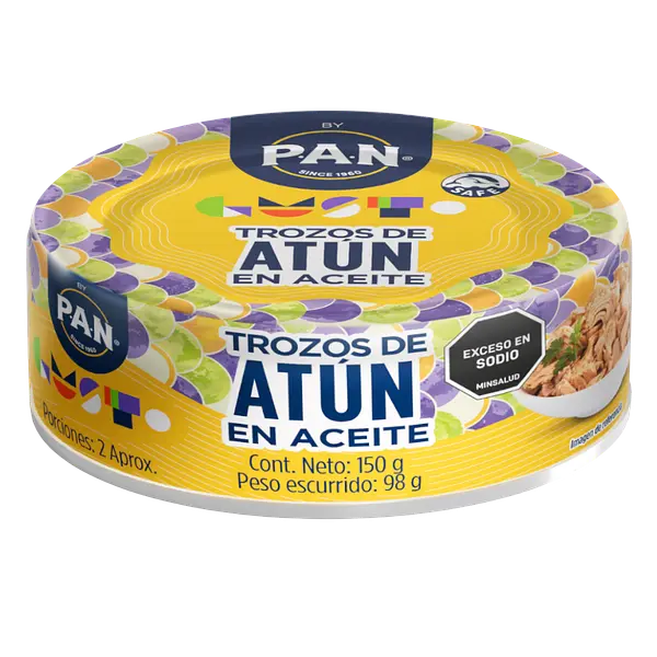 Atun Trozos En Aceite Amarillo Pan 