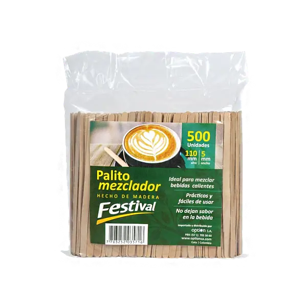 Palito Mezclador Festival