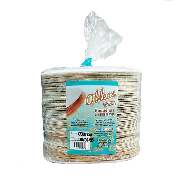 Obleas Pequeñas Mitad Renacer