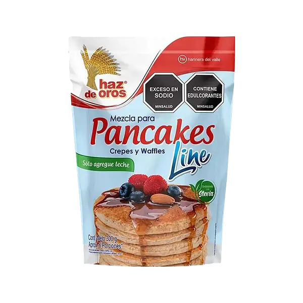 Mezcla Pancakes Stevia Haz De Oros