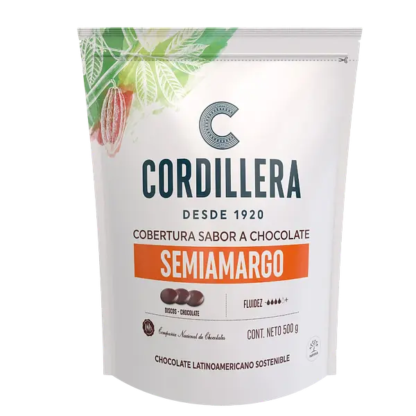 Cobertura Chocolate Semi Amargo Cordillera