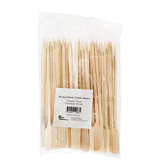 Palillo Bambu Bandera Hamburguesa Paddle Oroquin
