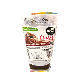 Glasse Chocolate Con Tapa Colorisa