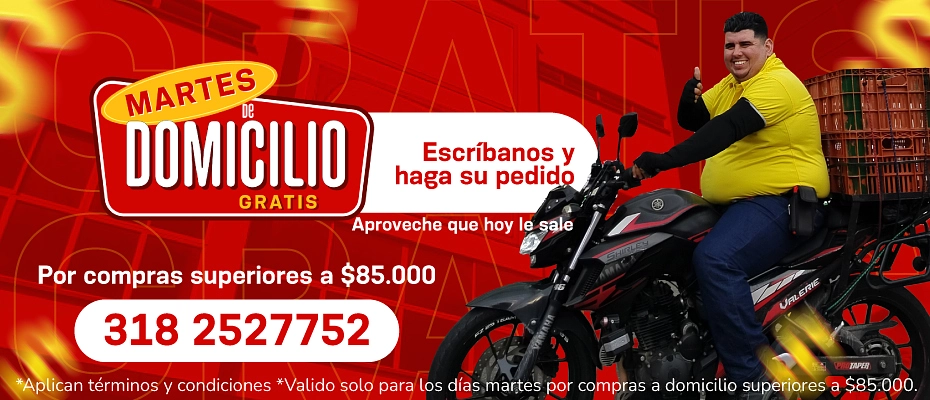 Marte de domicilio gratis
