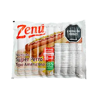 Salchicha Americana Zenu