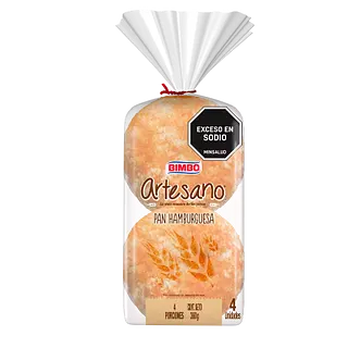 Pan Hamburguesa Artesano Bimbo