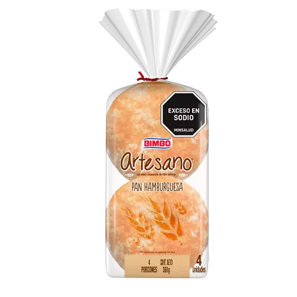 Pan Hamburguesa Artesano Bimbo