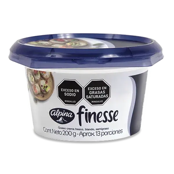 Queso Crema Finesse Alpina