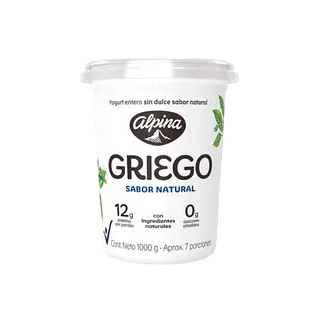 Yogurt Griego Natural Alpina