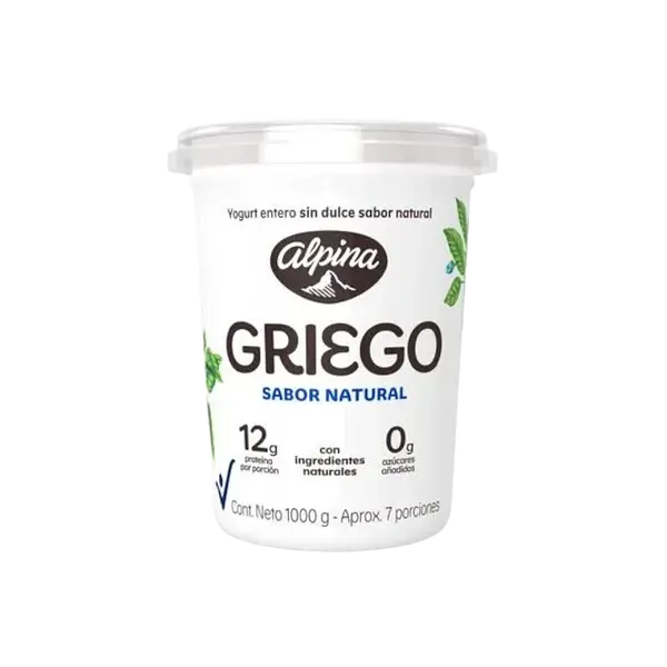 Yogurt Griego Natural Alpina