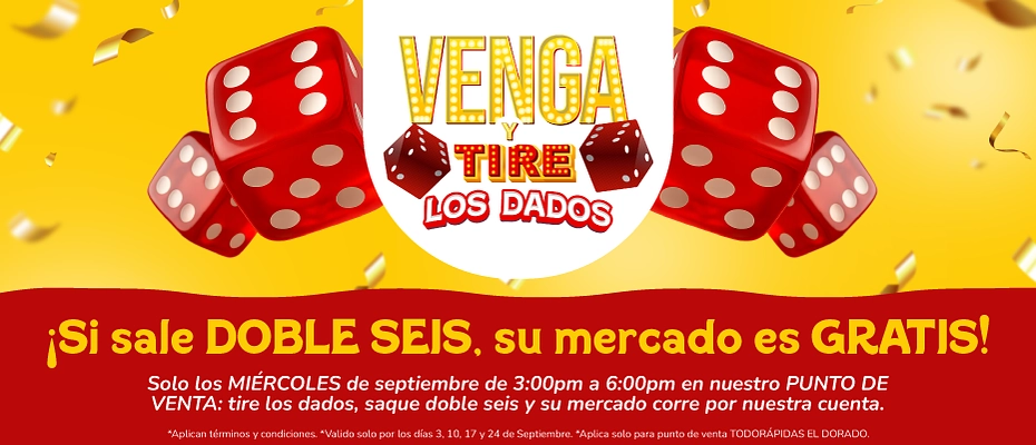 Venga y tire los dados