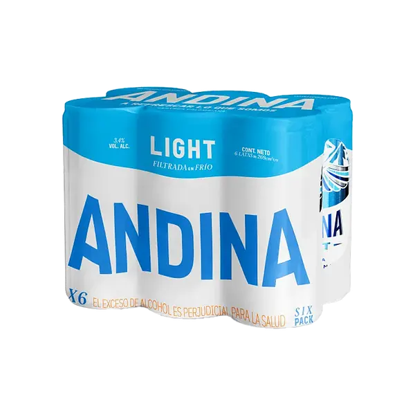 Cerveza Lata Pequeña Andina Light
