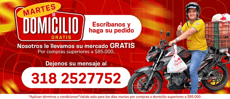 Marte de domicilio gratis