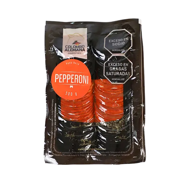 Pepperoni Tajado Colombo Alemana