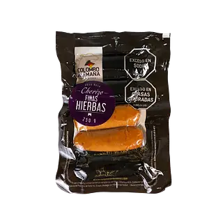 Chorizo Ahumado Finas Hierbas Colombo Alemana