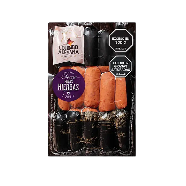 Chorizo Ahumado Finas Hierbas Colombo Alemana
