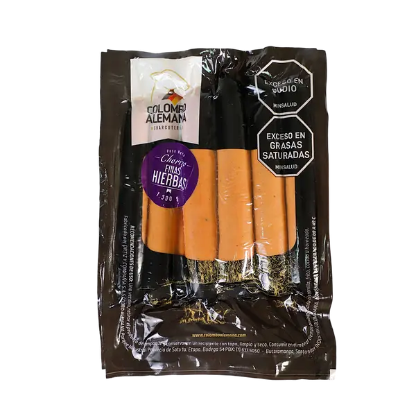 Chorizo Ahumado Finas Hierbas Colombo Alemana