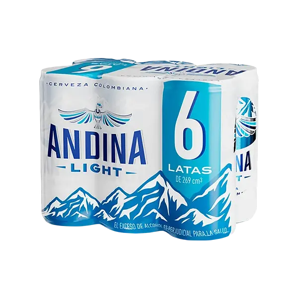 Cerveza Lata Pequeña Andina Light