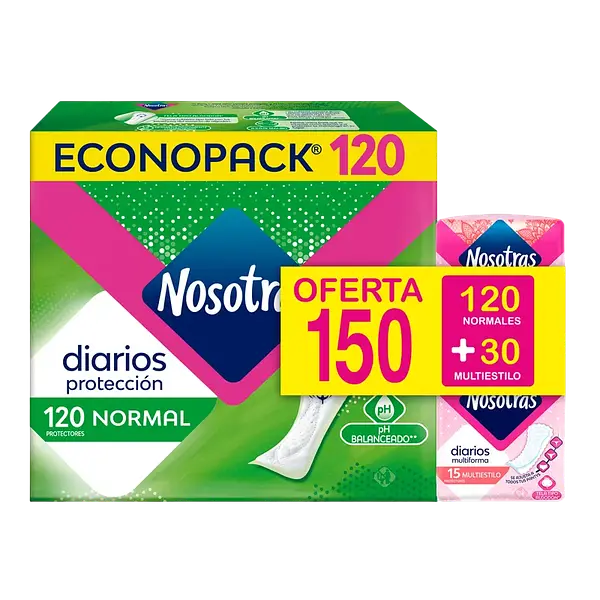 Protectores Diarios Normal Nosotras