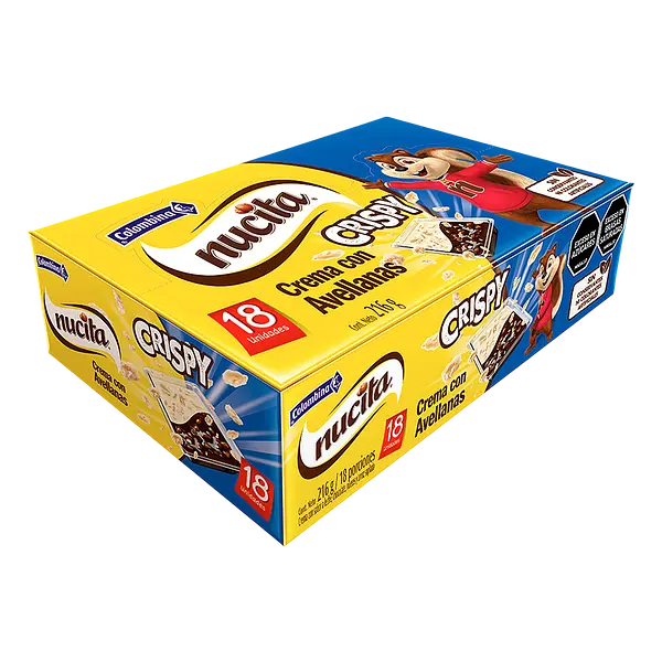 Nucita Crema Crispy Colombina