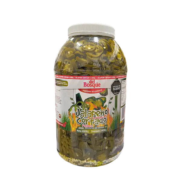 Jalapeños Rodajas El Bosque