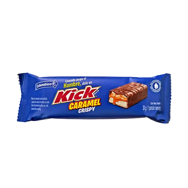 Barra Caramelo Crispy Kick Colombina