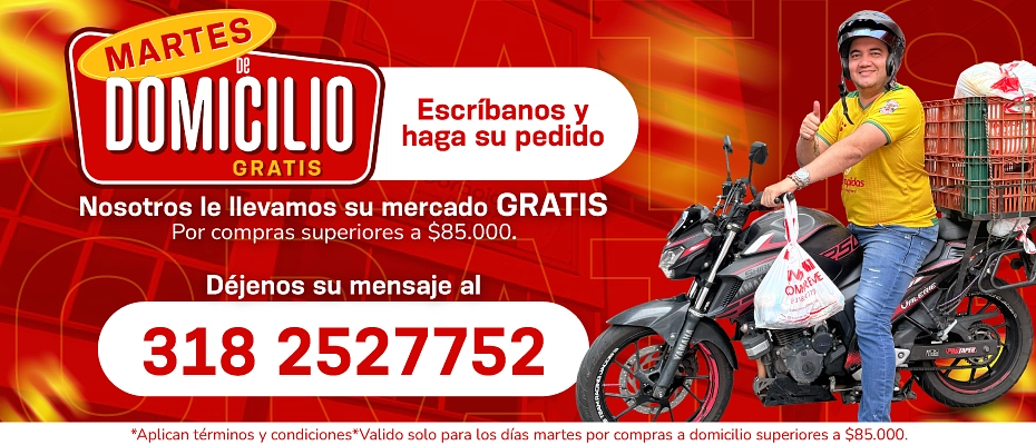 Marte de domicilio gratis