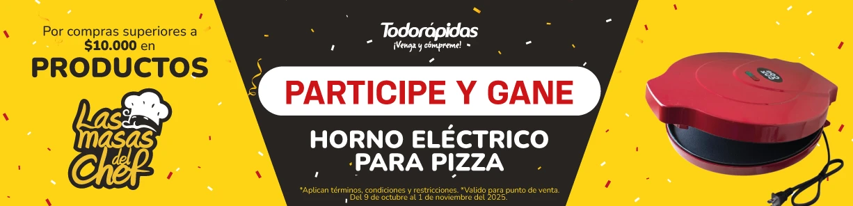 Sorteo Horno eléctrico para pizzas