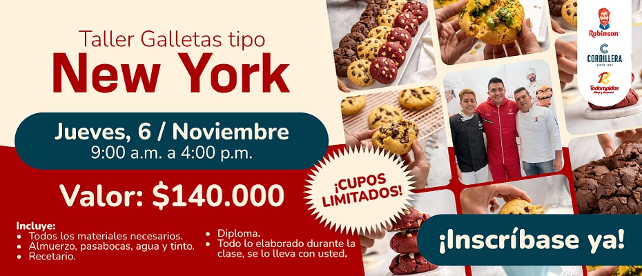 Taller galletas New York