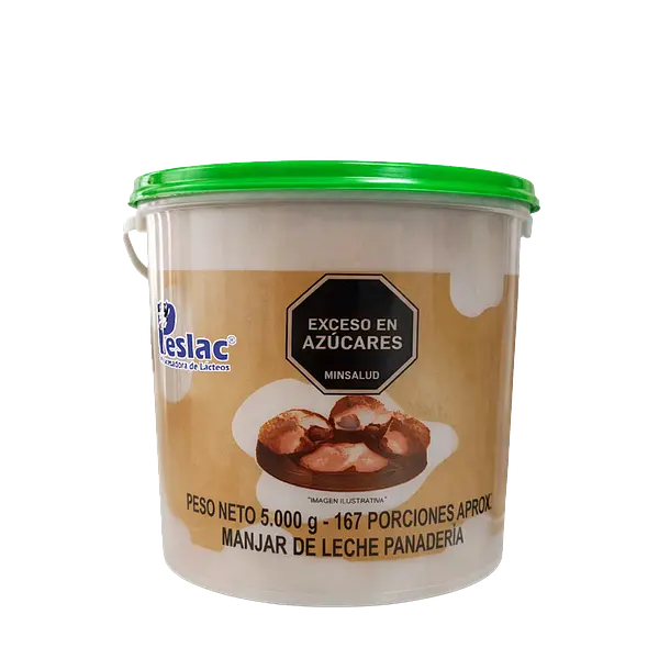 Manjar De Leche Tipo Panadería Peslac (Verde)