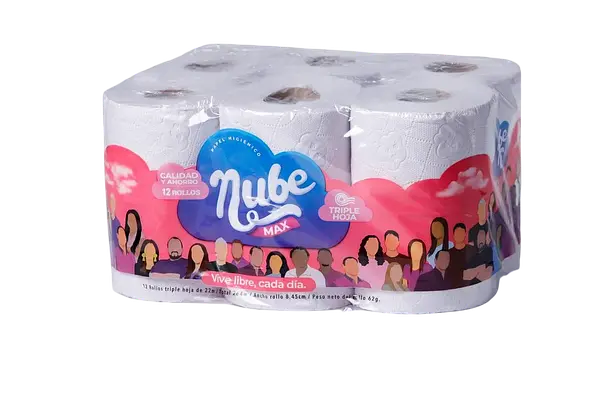 Papel Higienico Triple Hoja Nube