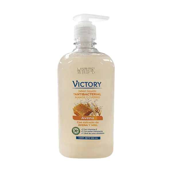 Jabon Liquido Manos Y Cuerpo Avena Victory