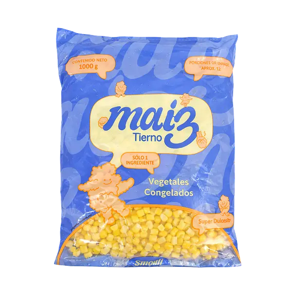 Maíz Tierno Congelado Azul