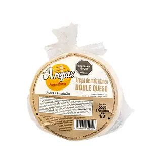 Arepa Doble Queso Santa Maria